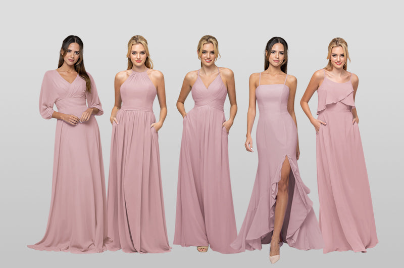 The Best 10 Dusty Rose Bridesmaid Dresses 2023