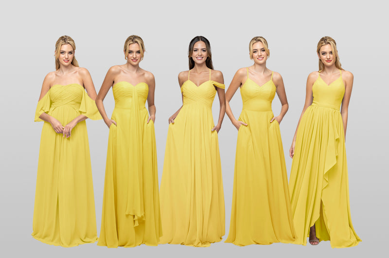 10 Best Gold Bridal Party Dresses You Will Love