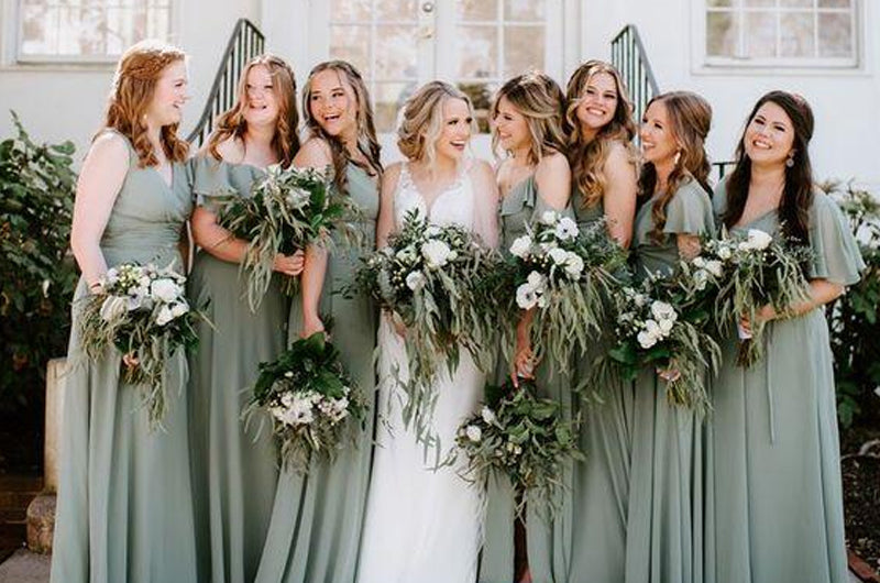 Top 10 Sage Green Bridesmaid Dresses For Wedding Party