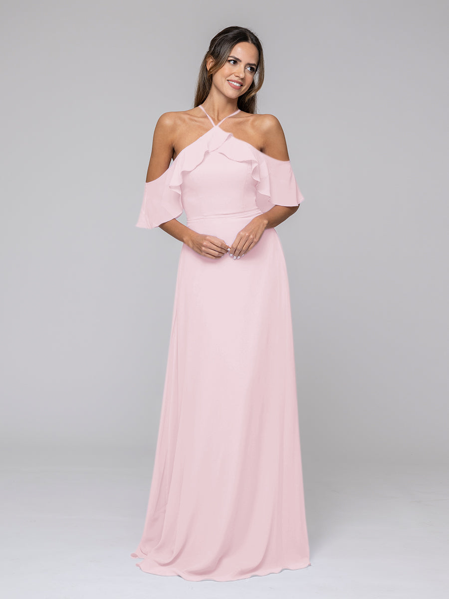 petal pink bridesmaid dresses