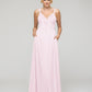 Sweetheart Straps Chiffon Bridesmaid Dresses With Pockets