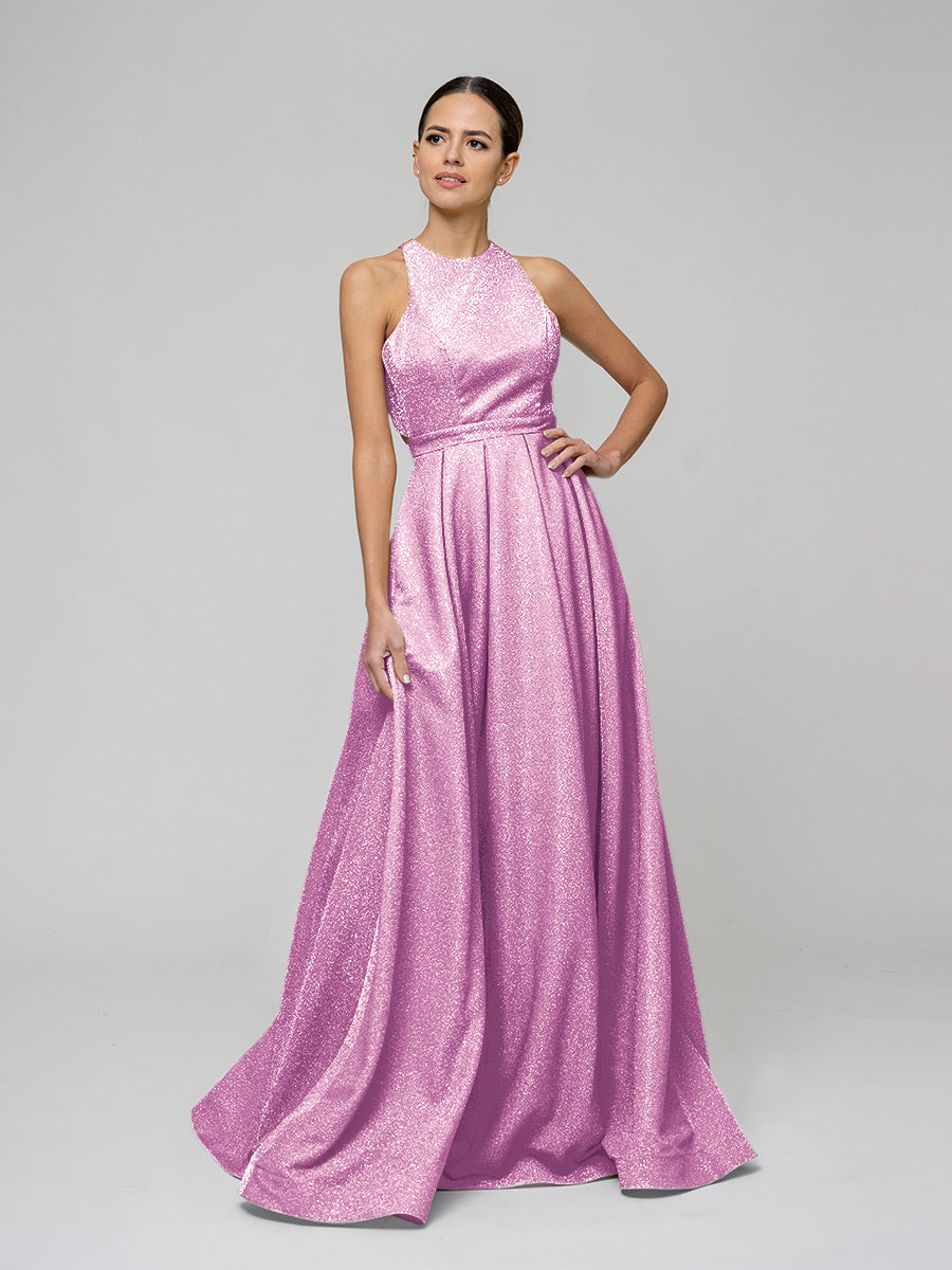  Long Scoop A Line Formal Party Prom Dresses