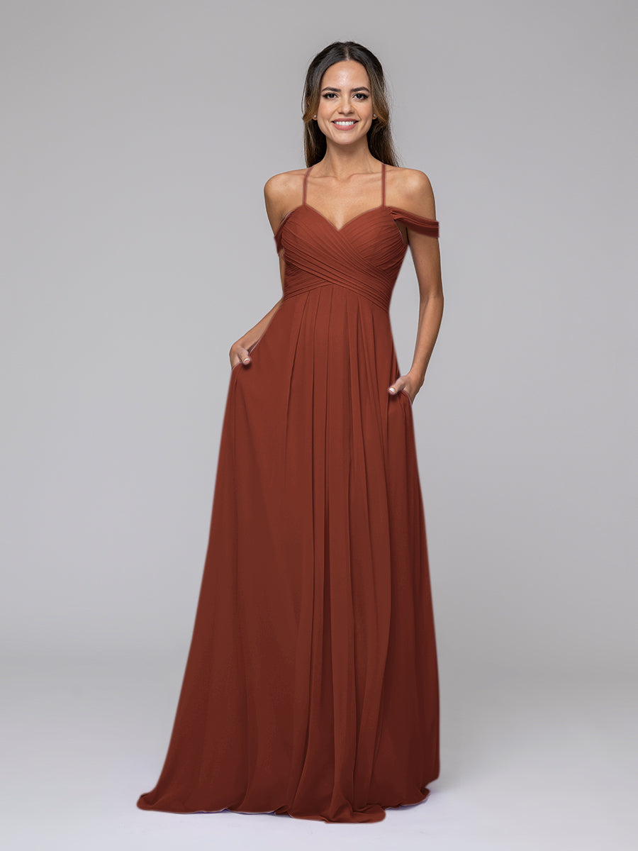 Rust colored on sale formal dresses