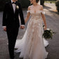 Off The Shoulder Sweetheart Applique A Line Wedding Dress